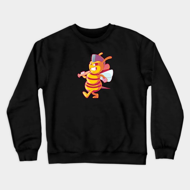 Killer Bee! Crewneck Sweatshirt by pedrorsfernandes